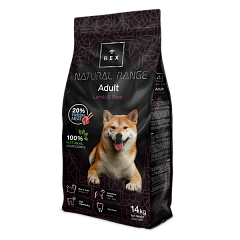Сухий корм для дорослих собак зі свіжим ягням та рисом Rex Natural Range Adult Lamb & Rice Сухий корм для дорослих собак зі свіжим ягням та рисом Rex Natural Range Adult Lamb & Rice