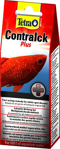 Засіб для лікування шкірних захворювань у акваріумних тропічних риб Tetra Medica Contralck Plus Засіб для лікування шкірних захворювань у акваріумних тропічних риб Tetra Medica Contralck Plus
