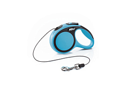 Поводок-рулетка для собак миниатюрных пород весом до 8 кг Flexi New Comfort XS Cord трос 3 m