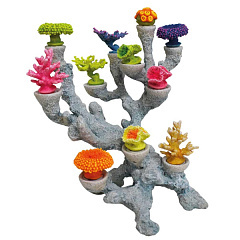 Декор для аквариума Кораллы со сменными морскими цветами Coral Reef Aqua Ornaments Nobby