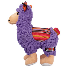 KONG Sherps Llama М'яка іграшка для собак Плюшева Шарудлива Лама з пищалкою