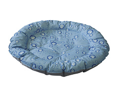 Охолоджуючий лежак-пончик для собак та котів Блакитні краплі Bubble Donut Cooling Bed Nobby Охолоджуючий лежак-пончик для собак та котів Блакитні краплі Bubble Donut Cooling Bed Nobby