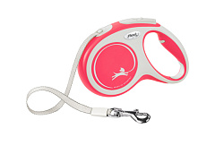 Поводок-рулетка для собак гигантских пород весом до 60 кг Flexi New Comfort Relaunch L Tape лента 5 m Поводок-рулетка для собак гигантских пород весом до 60 кг Flexi New Comfort Relaunch L Tape лента 5 m