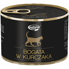 Консерва для кішок з м'ясними шматочками Курки Dolina Noteci Natural Taste Cat Chicken