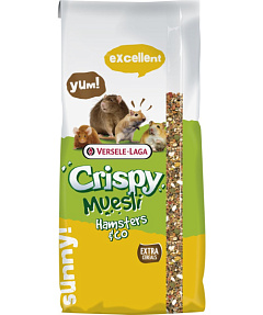 Сбалансированный корм для хомяков, крыс, мышей, песчанок Versele-Laga Crispy Muesli Hamster