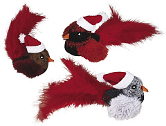 Игрушка для кошек Рождественские Птички с кошачьей мятой Christmas Catnip Nobby Игрушка для кошек Рождественские Птички с кошачьей мятой Christmas Catnip Nobby