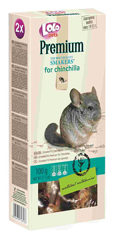 Лакомства для шиншиллы с натуральными витаминами LoLo Pets Smakers Premium Chinchilla