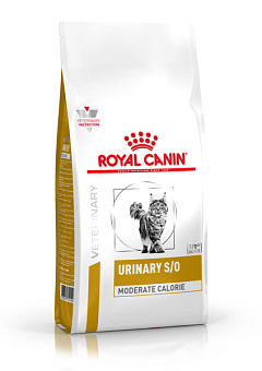 Сухий корм ветеринарна дієта для кішок при лікуванні сечокам'яної хвороби Royal Canin Urinary S/O Moderate Calorie