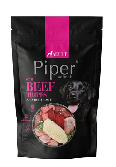 Беззерновий вологий корм для собак з Яловичим Шлунком та Буряком Dolina Noteci Piper Grain Free Beef Tripes & Beetroot