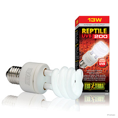 Ультрафіолетова лампа для пустельних рептилій Exo Terra Reptile UVB 200 Intense 13W Ультрафіолетова лампа для пустельних рептилій Exo Terra Reptile UVB 200 Intense 13W