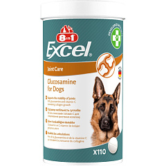 Комплексна добавка з глюкозаміном для здоров'я суглобів собак 8in1 Excel Glucosamine