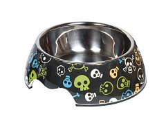 Антискользящая меламиновая миска для собак Черепа Skull Nobby Антискользящая меламиновая миска для собак Черепа Skull Nobby