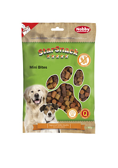 Беззерновые лакомства без сахара для собак Мясное ассорти Nobby StarSnack Grain Free Mini Bites Беззерновые лакомства без сахара для собак Мясное ассорти Nobby StarSnack Grain Free Mini Bites
