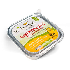 Беззерновой паштет для кошки с чувствительным пищеварением Инсекта с тыквенным топпингом I Love my cat Insect Pate