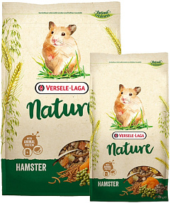 Беззерновой корм с витаминами и минералами для хомяков Versele-Laga Nature Hamster