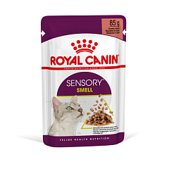 Влажный корм в соусе для взрослых котов стимулирующий обонятельные рецепторы Royal Canin Sensory Smell Gravy