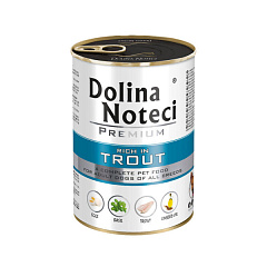 Безглютенова консерва для собак з Фореллю Dolina Noteci Premium Adult Trout