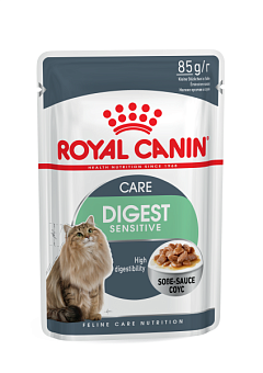 Влажный корм в соусе для взрослых кошек с чувствительным пищеварением Royal Canin Digest Sensitive Care Gravy