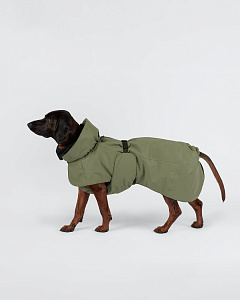 Куртка зимова для собак на Seawool-підкладці та магнітній застібці PAIKKA Visibility Winter Jacket Seawool Olive MAGNET