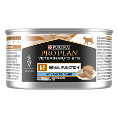 Консерва лечебная для замедления развития болезни почек котов Purina Pro Plan Veterinary Diets NF Renal Function Advanced Care Консерва лечебная для замедления развития болезни почек котов Purina Pro Plan Veterinary Diets NF Renal Function Advanced Care