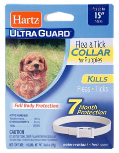 Інсектоакаріцидний нашийник для цуценят від бліх та кліщів Hartz Ultra Guard Flea & Tick Collar Puppies Інсектоакаріцидний нашийник для цуценят від бліх та кліщів Hartz Ultra Guard Flea & Tick Collar Puppies