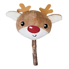 Іграшка для котів Плюшевий Олень з Паличкою Мататабі Reindeer Plush Matatabi Xmas Nobby