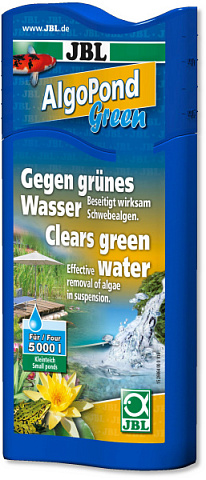 Кондиціонер для боротьби з плаваючими водоростями у садових водоймах JBL AlgoPond Green