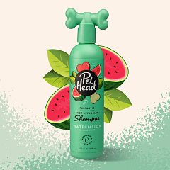 Распутывающий шампунь для собак с ароматом арбуза Pet Head Furtastic Detangler Shampoo
