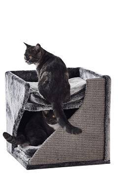 Когтеточка-дряпалка з двумя лежаками для кошек Kari Nobby Когтеточка-дряпалка з двумя лежаками для кошек Kari Nobby