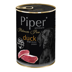 Безглютеновая консерва для собак с Уткой Dolina Noteci Piper Platinum Pure Duck