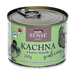 Консервоване м'ясо для собак з чутливим травленням Качка з Куркою FALCO SENSE DOG 100% Meat Duck & Chicken Консервоване м'ясо для собак з чутливим травленням Качка з Куркою FALCO SENSE DOG 100% Meat Duck & Chicken