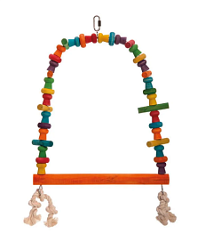 Іграшка для папуг Гойдалка Джунглі Imac Wooden Arch Swing Іграшка для папуг Гойдалка Джунглі Imac Wooden Arch Swing