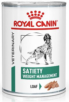 Консерва лікувальна паштет для дорослих собак з надмірною вагою Royal Canin Veterinary Satiety Weight Management Loaf