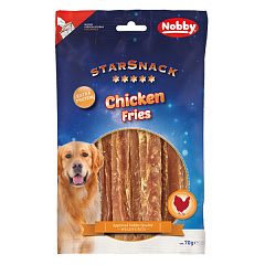 Протеїнові ласощі для собак Палички з В'яленої Курки Nobby StarSnack Extra Protein Chicken Fries Протеїнові ласощі для собак Палички з В'яленої Курки Nobby StarSnack Extra Protein Chicken Fries