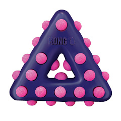 Іграшка для собак Трикутник для очищення зубів та ясен KONG Dotz Triangle