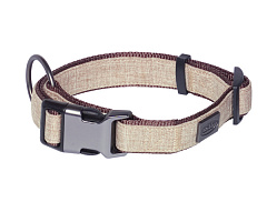 Нейлоновый усиленный ошейник с рывковым фастексом для активных собак Linen Deluxe Collar Nobby Нейлоновый усиленный ошейник с рывковым фастексом для активных собак Linen Deluxe Collar Nobby