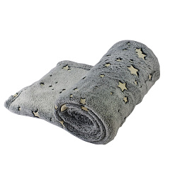 Новорічний м'який плед для собак та котів Зірка, що світиться вночі Star Plaid Xmas Nobby