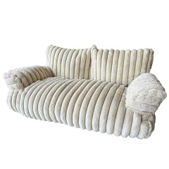 Антиковзкий диван для собак та котів Шарпей зі знімним чохлом Stripe Sofa Nobby