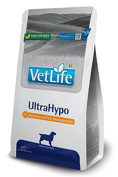 Сухий лікувальний корм для собак при харчовій алергії та атопії Farmina Vet Life UltraHypo