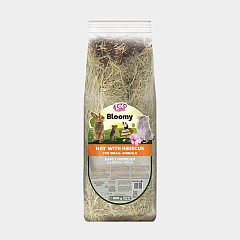Сено для грызунов и кроликов с Цветками Гибискуса LoLo Pets Bloomy Small Animals Hay & Hibiscus