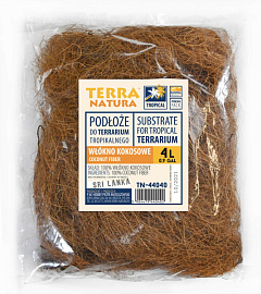 Наполнитель для террариума Кокосовый волокнистый субстрат для рептилий Terra Natura Coconut Fiber