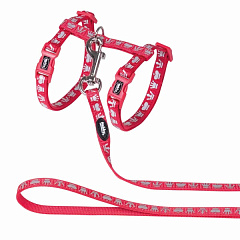 Анатомическая шлея с поводком для кошек Корона Royale Cat Harness Nobby