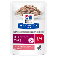 Вологий лікувальний корм з лососем для котів при розладах травлення Hill's Prescription Diet i/d Digestive Care Salmon