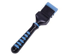 Двостороння гнучка пуходерка для собак та котів Double-Sided Slicker Brush Comfort Line Nobby Двостороння гнучка пуходерка для собак та котів Double-Sided Slicker Brush Comfort Line Nobby
