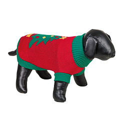 Зимовий новорічний светр для собак Ялинка XMAS Tree Christmas Dog Sweater Nobby Зимовий новорічний светр для собак Ялинка XMAS Tree Christmas Dog Sweater Nobby