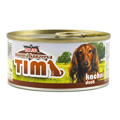 Консервоване м'ясо для маленьких собак Асорті з Качки FALCO TIM Mini Dog 100% Meat Duck