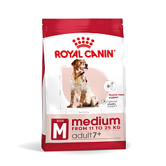 Сухой корм для пожилых собак средних пород в возрасте от 7 лет Royal Canin Medium Adult 7+