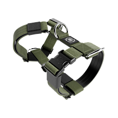 Тренувальна анатомічна шлея для середніх та великих собак що тягнуть повідець BullyBillows TRI-Harness Anti-Pull