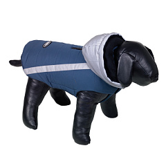 Водонепроницаемое пальто для собак со съемным светоотражающим капюшоном Reflect Dog Vest Hood Nobby Водонепроницаемое пальто для собак со съемным светоотражающим капюшоном Reflect Dog Vest Hood Nobby