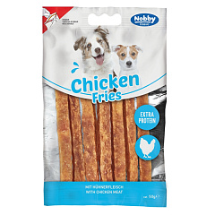 Протеїнові ласощі для собак Смужки Курячого Філе Nobby StarSnack Classic Extra Protein Chicken Fries Протеїнові ласощі для собак Смужки Курячого Філе Nobby StarSnack Classic Extra Protein Chicken Fries